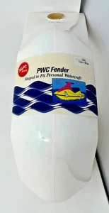 NEW Taylor Made 1069 PWC White Boat Sail Fender Bumper, Snap In Universal - Picture 1 of 11