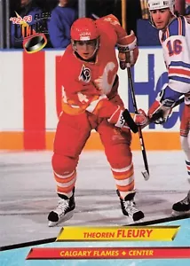 Theoren Fleury #21 - 1992-1993 Fleer Ultra - Calgary Flames - NHL Hockey - Imagen 1 de 2