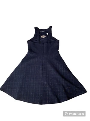 Amy Byer Dress Girl’s Size 12 Navy Blue Sparkles Sleeveless Fancy Party Dress - Image 1 of 4