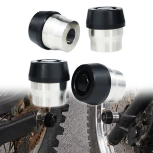Front Rear Axle Wheel Fork Slider Crash Pads Fit For Suzuki RM80 1982-2001 1999 - Picture 1 of 16