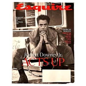 Esquire Magazine April May 2024 Robert Downey Jr Acts Up Unexpected Luxuries - Picture 1 of 1