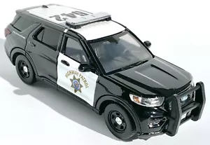 MotorMax Scala 1/43 2024 Ford Explorer California Highway Patrol Personalizzato - Foto 1 di 16