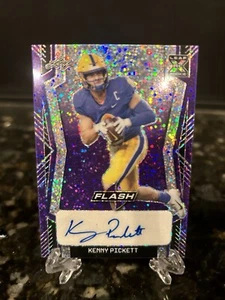 2022 Leaf Flash - Purple Metalized Sparkles Kenny Pickett /20 Rookie RC - Picture 1 of 2