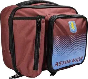 Borsa pranzo Aston Villa FC Fade con portabottiglie tifoso regalo ufficio licenze ufficiali - Foto 1 di 5