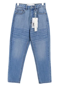 John Richmond Bloom Damen Jeans W26 Mama Hohe Taille Blau Gewaschener Denim - Bild 1 von 9
