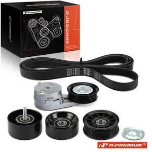 5x Serpentine Belt Drive Component Kit for Chevrolet Malibu Impala Pontiac G6 - Picture 1 of 9