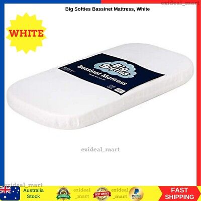 Big Softies Bassinet Mattress, White | BRAND NEW | FAST FREE SHIPPING AU • 16.99$