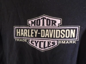 Harley Davidson Cycles Women’s T Shirt Goth 100% Cotton Size L Jacksonville FL - Picture 1 of 5