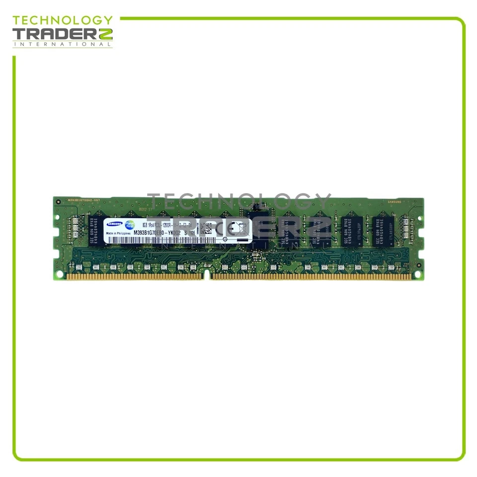 LOT OF 2 M393B1G70EB0-YK0 Samsung 8GB PC3-12800 DDR3-1600MHz ECC 1Rx4 Memory - Image 1 of 1