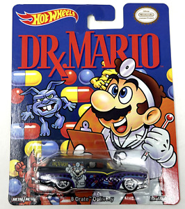 Hot Wheels Real Riders -  Dr Mario 8 Crate Delivery - NEW