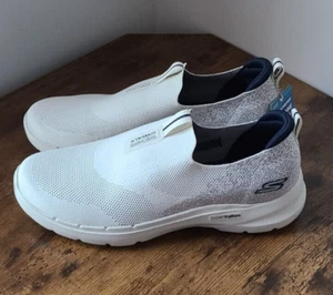 Skechers Mens Go Walk 6 216202 White Casual Shoes Sneakers Size 13 - Picture 1 of 12