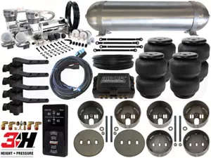 Kit de suspensión neumática universal - vehículos con resorte helicoidal - NIVEL 4 con elevador de aire 3H - Imagen 1 de 1
