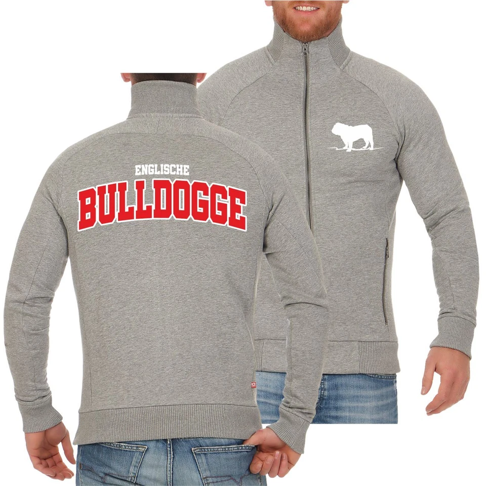 Sweatjacke Englische Bulldogge LOGO Hunde Rasse Dog Haustier geschenk doglover  - Bild 1 von 1
