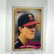 1989 Topps Traded Jim Abbott Rookie Baseball Card #2T Mint FREE SHIPPING