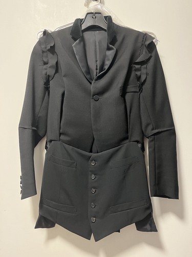 UNDERCOVER Giacca Nera Avant Garde Taglia 1 Xs $2500