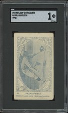 1922 NEILSON'S CHOCOLATE FRANK FRISCH 62 POOR V61 TYPE 1 SGC 1 NEW YORK GIANTS
