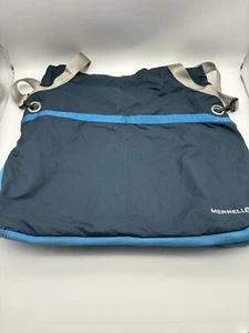 Merrell Let's Go Outside Messenger Bag Tote Blue with Pink Lining Crossbody - Picture 1 of 9