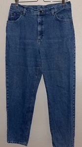 VTG Lee Original Jeans High Rise Blue Mom Jeans Medium Wash 14M - Picture 1 of 5
