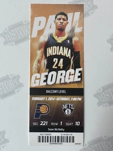 2014 Brooklyn Nets at Indiana Pacers Ticket 2/1/14 - Picture 1 of 1