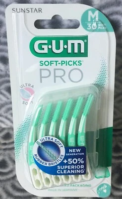 SUNSTAR DEUTSCHLAND GMBH Gum Soft-Picks pro M (alt Advanced Regular ) 3 * 30 Stück Soft Pics pf