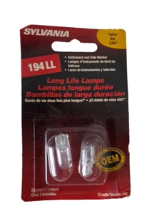 SYLVANIA 194 Long Life Miniature Bulb - (Pack of 2) - Picture 1 of 2
