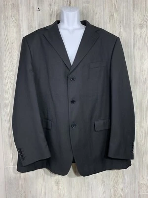Traje Chaqueta Abrigo Deportivo Giorgio Fiorelli Para Hombre 48 R Negro Super 150s Usado en Excelente Condición Foto 1 de 4
