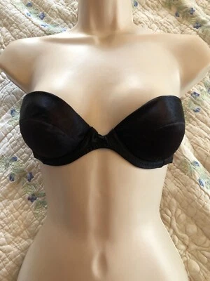 Wonderbra Bra Black Strapless with Removeable Push-Up Padding 34A 34 A - Image 1 of 4