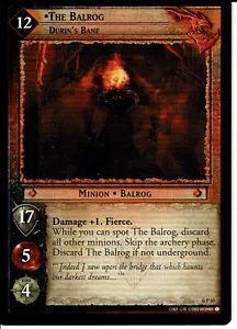 HERR DER RINGE TCG / CCG PROMO 0P10 DER BALROG - Bild 1 von 1