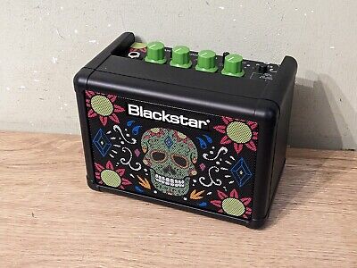 Blackstar Fly 3 mini electric guitar amplifier battery-powered amp sugar skull