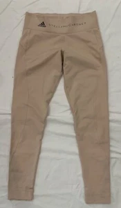 STELLA McCARTNEY ADIDAS CLIMALITE LEGGINGS SZ S IN NATURAL BEIGE COLOR-PRE OWNED - Picture 1 of 11
