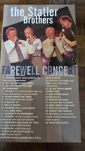 The Statler Brothers - Farewell Concert (VHS, 2003) - Picture 1 of 2