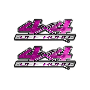 4X4 OFF ROAD Decals Pink Camo Chameleon Camo Vinyl Graphic Decals- 2 Pack A55BLO - Picture 1 of 1