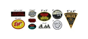 Stranger Things Iron on Patch Palace Arcade The Upside Down Eleven Hawkins - Imagen 1 de 34