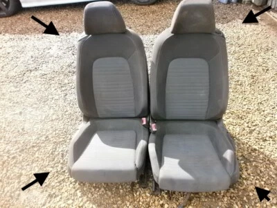 VW SCIROCCO HEATED CLOTH FABRIC DRIVER PASSENGER FRONT SEAT GENUINE 60k miles - Image 1 of 4