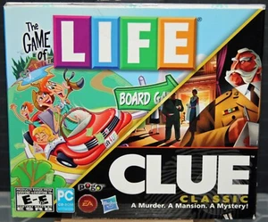 "GAME OF LIFE/CLUE" PC 2 Games WIN XP/Vista/7 PC CD Encore V. 2010 - Picture 1 of 4