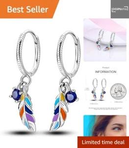 Cubic Zirkonia Traumfänger Ohrringe in 925 Silber - Das Geschenk - Bild 1 von 9