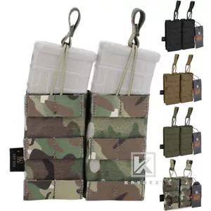 Krydex Doppel 5,56 .223 Mag Etui modulares taktisches Magazin Holster Nylon MOLLE Riemen - Bild 1 von 14