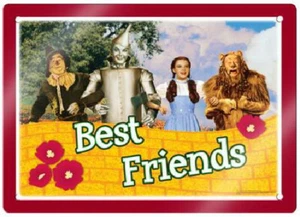 The Wizard of Oz Dorothy, Scarecrow, Tin Man and Lion Metal Tin Sign NEW UNUSED - Picture 1 of 1