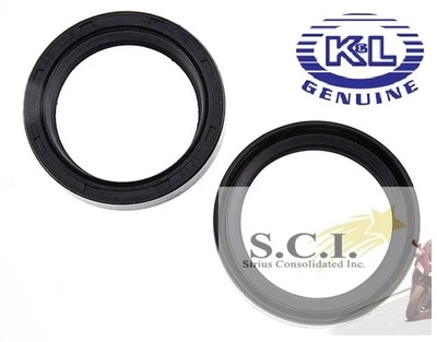 JUEGO DE JUNTAS HORQUILLA YAMAHA IT200 YZ250 YZ490 TT600 DR650 RM125 RM250 K&L 43x55x10,5mm Foto 1 de 4