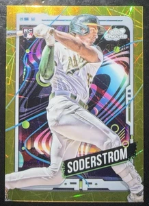 Tyler Soderstrom RC Gold /50 A's Rookie 2024 Topps Cosmic Chrome - Picture 1 of 2