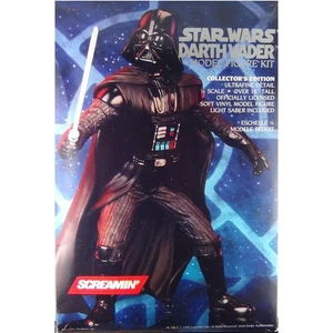 Screamin 1:4 18" Star Wars Darth Vader Vinyl Model Figure +Light Saber Kit #3200 - Picture 1 of 1