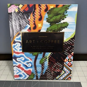 Starbucks Art + Coffee Journey Through The Eyes Of 4 Artists Book 2018 NEW - Picture 1 of 13