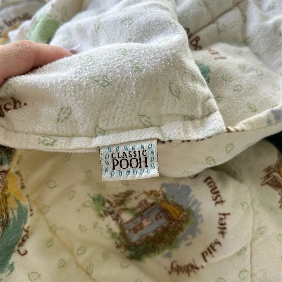 VTG Y2K Disney Winnie The Pooh Classic Twin Comforter Nursery Decor Tigger Eyore - Image 1 of 4