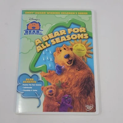 Disney Bear in the Big Blue House OOP DVD: A Bear For All Seasons [Scratches] Foto 1 de 4