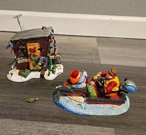 BESCHÄDIGT Abteilung 56 hier Fischiges Fischeishaus & Fang des Tages Lot  - Bild 1 von 13