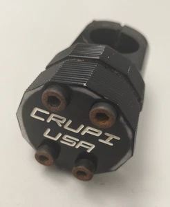 CRUPI GROOVE VINTAGE 90'S EXPERT/MINI BLACK Bmx Stem - Picture 1 of 16
