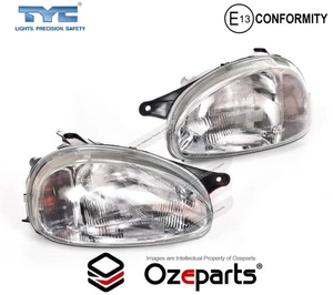 TYC Pair LH+RH Head Light Lamp For Holden Barina & Combo SB 1994-2001 - Picture 1 of 5