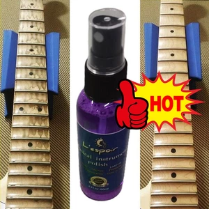 Tastiera chitarra 60ml olio infermieristico tastiera strumenti limone + panno caldo - Foto 1 di 9
