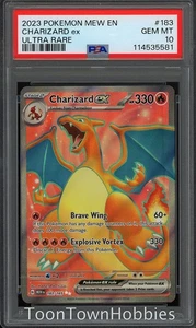 PSA 10 Pokemon - Charizard ex 201/165 - Pokemon 151 - Picture 1 of 2