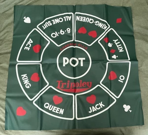 Vintage Tripoley Plastic Game Mat by Cadaco Standard Size Excellent Condition - Picture 1 of 2